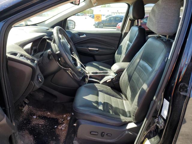 1FMCU9J91EUA46824 - 2014 FORD ESCAPE TITANIUM Schwarz Foto 7