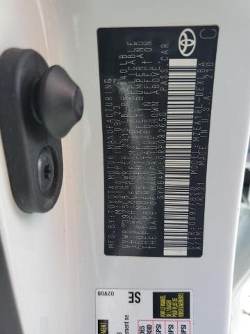 5YFB4MDE0RP082650 - 2024 TOYOTA COROLLA LE Ақ фото 12