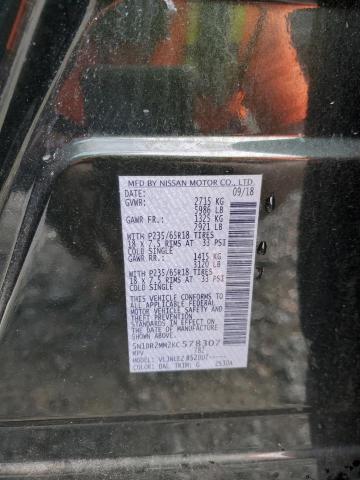 5N1DR2MM2KC578307 - 2019 NISSAN PATHFINDER S Зелений фото 10