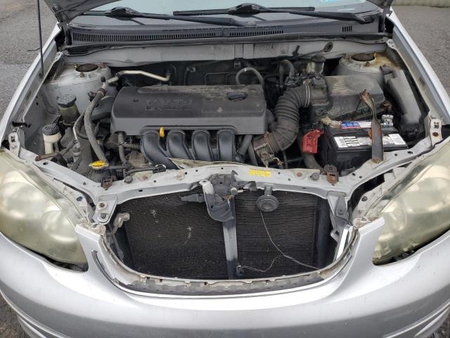 2T1BR32E25C360702 - 2005 TOYOTA COROLLA CE SILVER photo 11