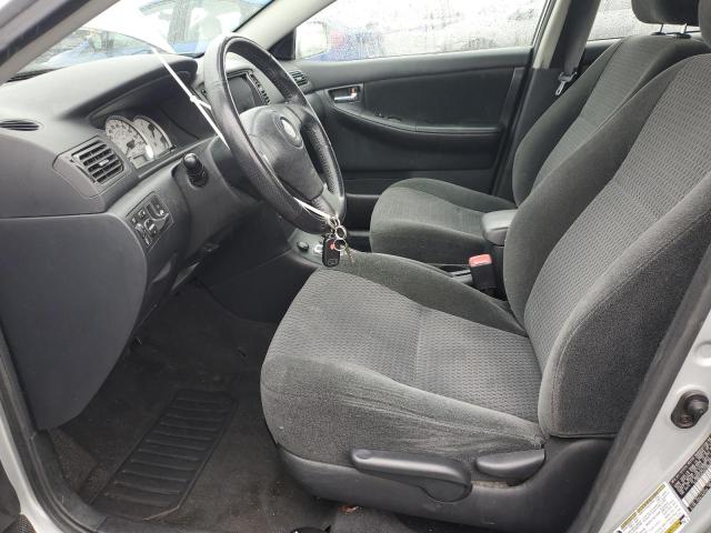 2T1BR32E25C360702 - 2005 TOYOTA COROLLA CE SILVER photo 7