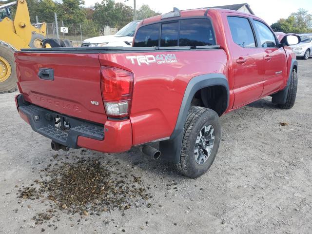 3TMCZ5AN4GM025842 - 2016 TOYOTA TACOMA DOUBLE CAB 红色 照片 3