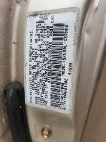 4T1BG22K7WU265705 - 1998 TOYOTA CAMRY CE BLACK photo 12