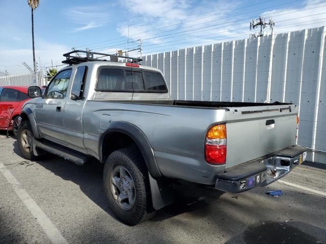 5TESN92N04Z410861 - 2004 TOYOTA TACOMA XTRACAB PRERUNNER ვერცხლისფერი ფოტო 2