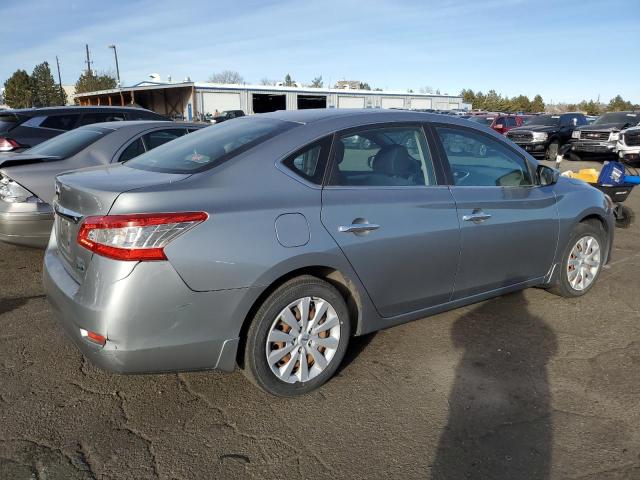 3N1AB7AP9EL684045 - 2014 NISSAN SENTRA S Plata foto 3