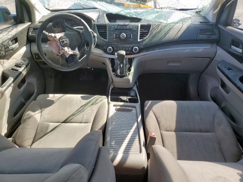 5J6RM3H37EL022850 - 2014 HONDA CR-V LX თეთრი ფოტო 8