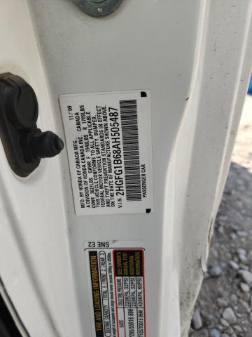 2HGFG1B68AH505487 - 2010 HONDA CIVIC LX 白色 照片 13