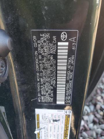 JTNBK3EK8A3047187 - 2010 TOYOTA CAMRY SE მწვანე ფოტო 13