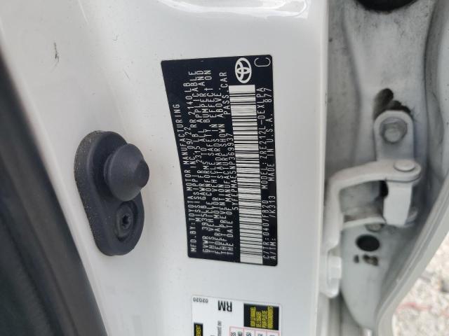 5YFEPMAE5NP369937 - 2022 TOYOTA COROLLA LE Blanc photo 12