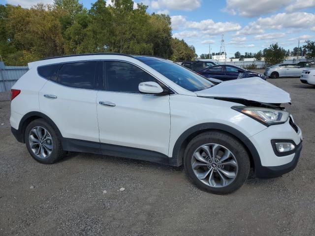5XYZUDLA8EG174231 - 2014 HYUNDAI SANTA FE S WHITE photo 4
