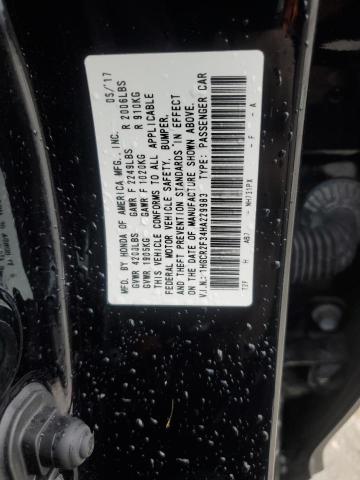 1HGCR2F34HA229983 - 2017 HONDA ACCORD LX 黑色 照片 13