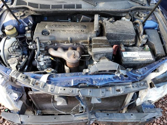 4T1BE46K09U338736 - 2009 TOYOTA CAMRY BASE BLUE photo 11