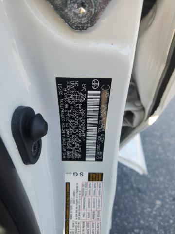 JTDEPMAEXMJ173950 - 2021 TOYOTA COROLLA LE Biały zdjęcie 12