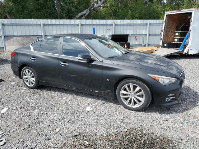 JN1BV7AP2FM338910 - 2015 INFINITI Q50 BASE Czarny zdjęcie 4