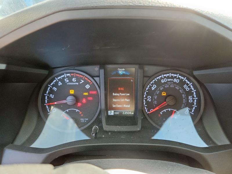 3TYAX5GN6NT047864 - 2022 TOYOTA TACOMA DOUBLE CAB GRAY photo 9