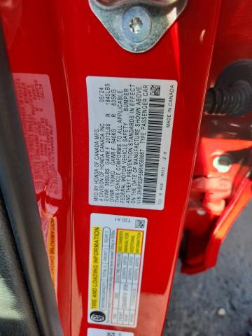 2HGFE2F58RH589867 - 2024 HONDA CIVIC SPORT RED photo 13