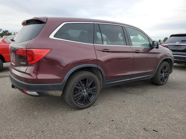 5FNYF6H55HB057263 - 2017 HONDA PILOT EXL მუქწითელი ფოტო 3