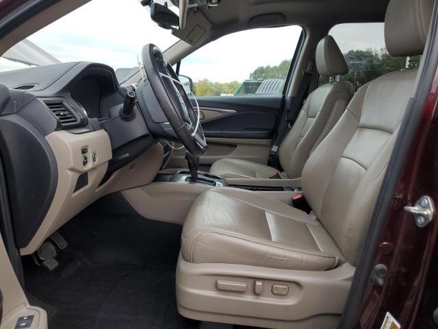 5FNYF6H55HB057263 - 2017 HONDA PILOT EXL მუქწითელი ფოტო 7