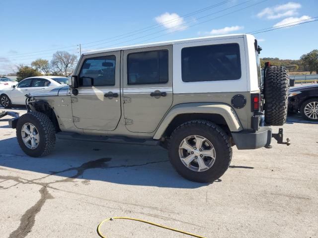 1C4HJWEG6HL696320 - 2017 JEEP WRANGLER U SAHARA TAN photo 2