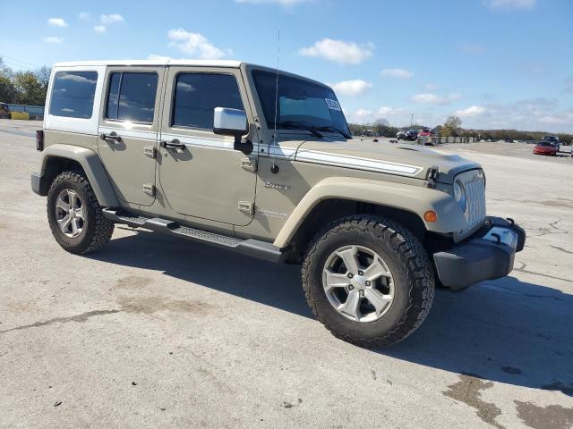 1C4HJWEG6HL696320 - 2017 JEEP WRANGLER U SAHARA TAN photo 4