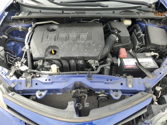 5YFBURHE9JP792786 - 2018 TOYOTA COROLLA L BLUE photo 11