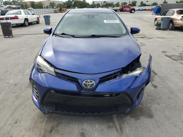 5YFBURHE9JP792786 - 2018 TOYOTA COROLLA L BLUE photo 5