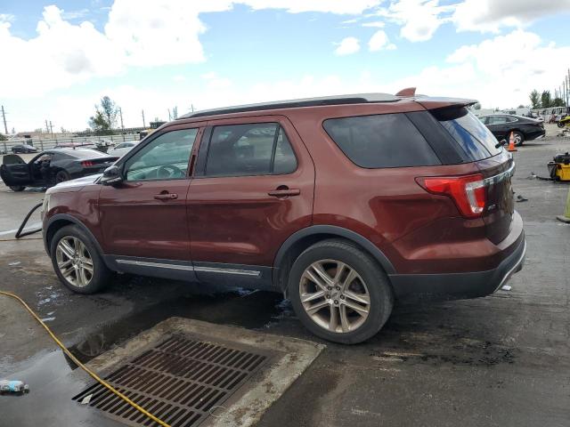 1FM5K7D89GGA60770 - 2016 FORD EXPLORER XLT Қызғылт сары фото 2