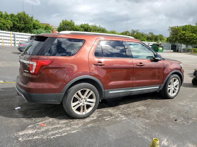 1FM5K7D89GGA60770 - 2016 FORD EXPLORER XLT Қызғылт сары фото 3