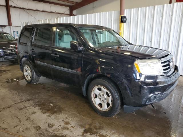 5FNYF4H22DB079628 - 2013 HONDA PILOT LX BLACK photo 4