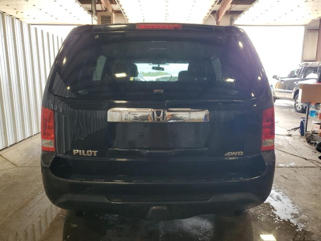 5FNYF4H22DB079628 - 2013 HONDA PILOT LX BLACK photo 6