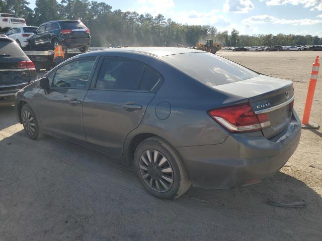 2HGFB2F56DH504722 - 2013 HONDA CIVIC LX CHARCOAL photo 2