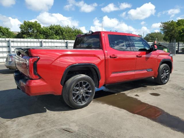 5TFNA5DB3NX030474 - 2022 TOYOTA TUNDRA CREWMAX PLATINUM Qırmızı foto 3