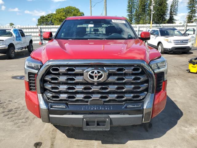 5TFNA5DB3NX030474 - 2022 TOYOTA TUNDRA CREWMAX PLATINUM Qırmızı foto 5