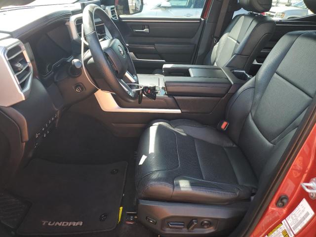 5TFNA5DB3NX030474 - 2022 TOYOTA TUNDRA CREWMAX PLATINUM Qırmızı foto 7