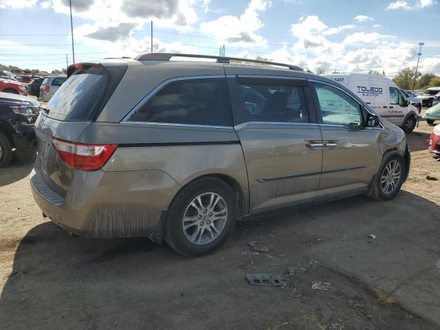 5FNRL5H62CB100515 - 2012 HONDA ODYSSEY EXL Золотой фото 3