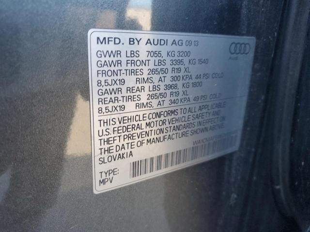 WA1CMAFE0ED005980 - 2014 AUDI Q7 PREMIUM GRAY photo 13