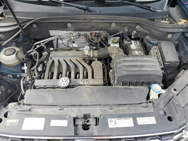 1V2LR2CA5JC523659 - 2018 VOLKSWAGEN ATLAS SE Синий фото 12