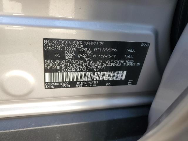 JTEAAAAHXPJ137233 - 2023 TOYOTA VENZA LE SILVER photo 14