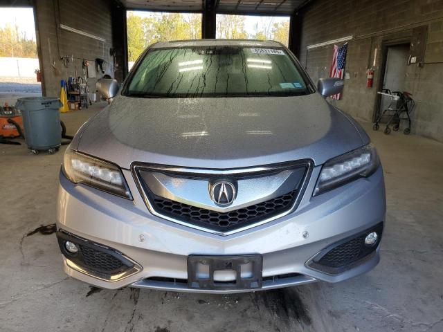 5J8TB4H75JL008385 - 2018 ACURA RDX ADVANCE SILVER photo 5