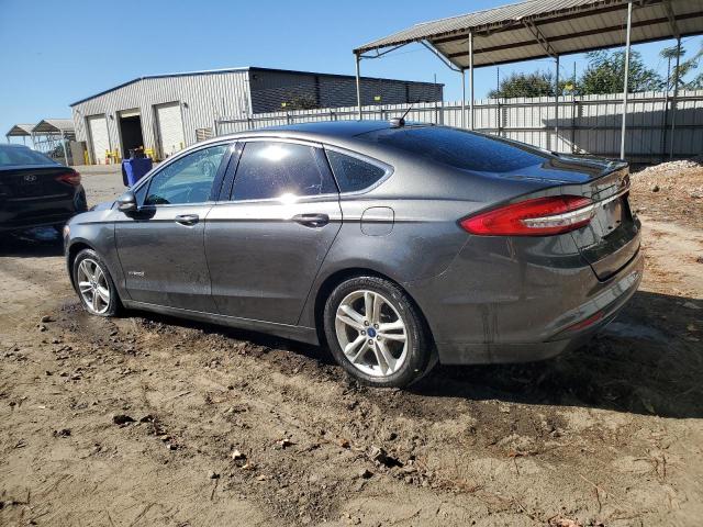 3FA6P0LU3JR159915 - 2018 FORD FUSION SE HYBRID Գրաֆիտ լուսանկար 2