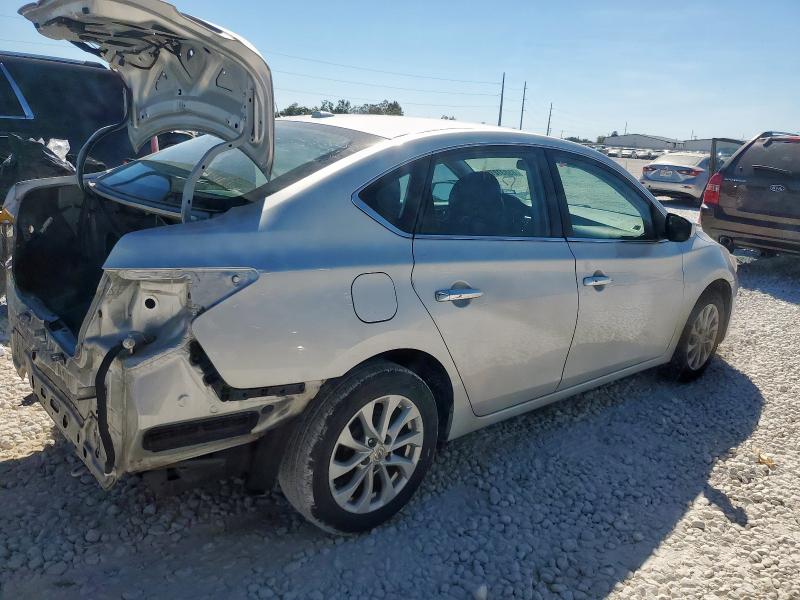 3N1AB7AP0KL615255 - 2019 NISSAN SENTRA S Plata foto 3