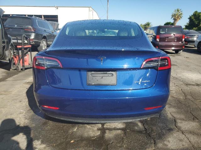 5YJ3E1EB8NF305169 - 2022 TESLA MODEL 3 Azul foto 6