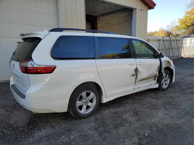 5TDKZ3DC7KS987099 - 2019 TOYOTA SIENNA LE Սպիտակ լուսանկար 3