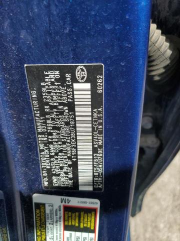 4T1BF3EK3BU718751 - 2011 TOYOTA CAMRY BASE 蓝色 照片 13