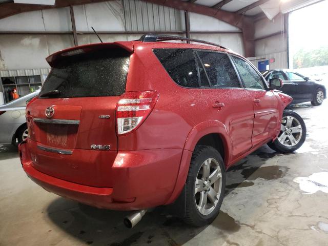 JTMRF4DV2A5033458 - 2010 TOYOTA RAV4 SPORT Rouge photo 3
