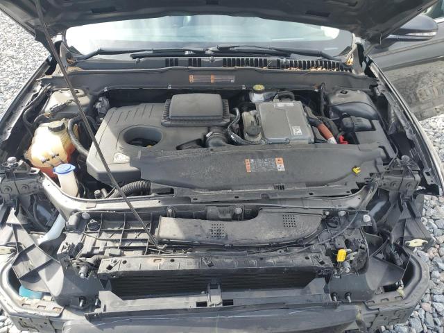 3FA6P0MU4KR100842 - 2019 FORD FUSION SEL GRAY photo 11