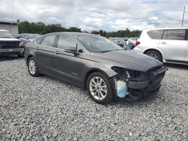 3FA6P0MU4KR100842 - 2019 FORD FUSION SEL GRAY photo 4