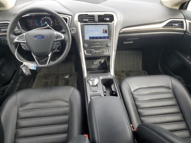 3FA6P0MU4KR100842 - 2019 FORD FUSION SEL GRAY photo 8