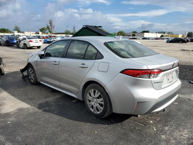 JTDEPRAE7LJ086468 - 2020 TOYOTA COROLLA LE 银色 照片 2
