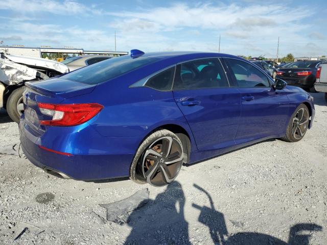 1HGCV1F37JA000435 - 2018 HONDA ACCORD SPORT 蓝色 照片 3